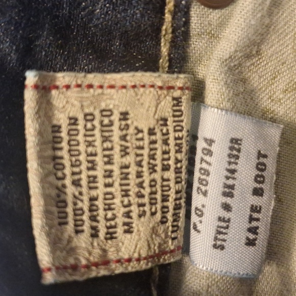 bke kate boot cut jeans 27 womens 4 r low rise pants the buckle - Picture 5 of 5